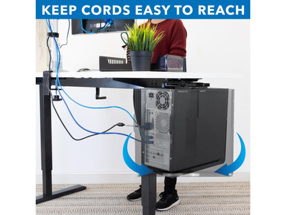 Support de tour d'ordinateur Mount It Cpu sous le bureau