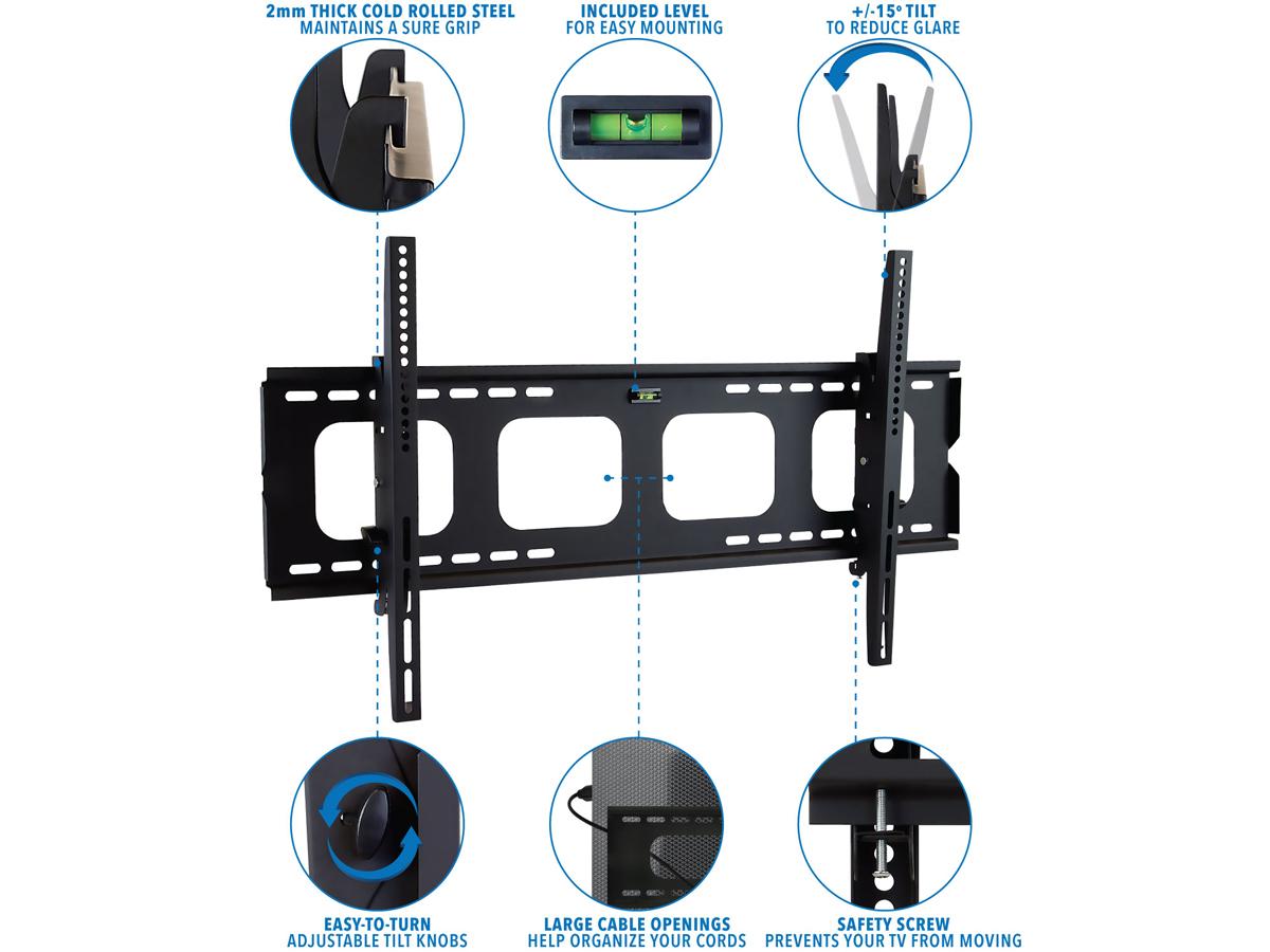 Mount-It Tilt Tv Wall Mount Bracket