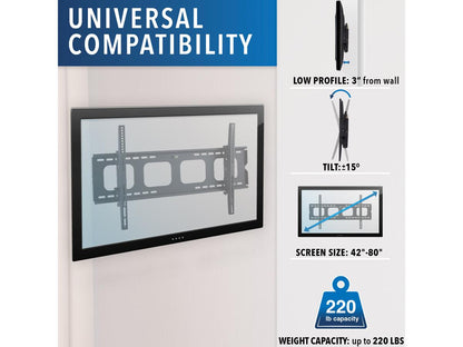 Mount-It Tilt Tv Wall Mount Bracket