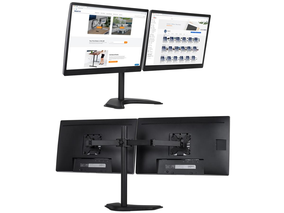 Soporte para dos monitores Rel Mount-It