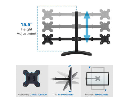 Soporte para dos monitores Rel Mount-It
