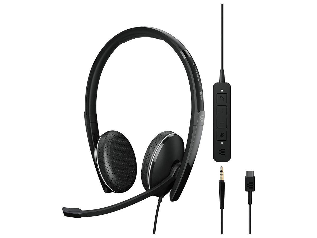 Auriculares estéreo Epos Adapt 165 USB-C II optimizados para UC