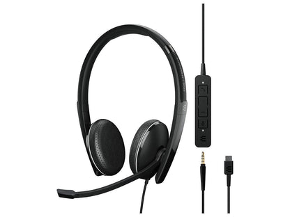 Auriculares estéreo Epos Adapt 165 USB-C II optimizados para UC