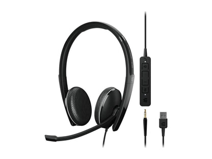 Auriculares estéreo Epos Adapt 165T USB II certificados por Teams
