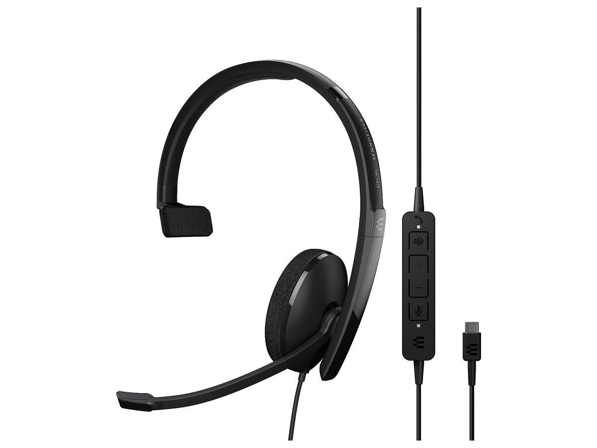 Auriculares Epos Adapt 130T USB-C II Mono con certificación Teams