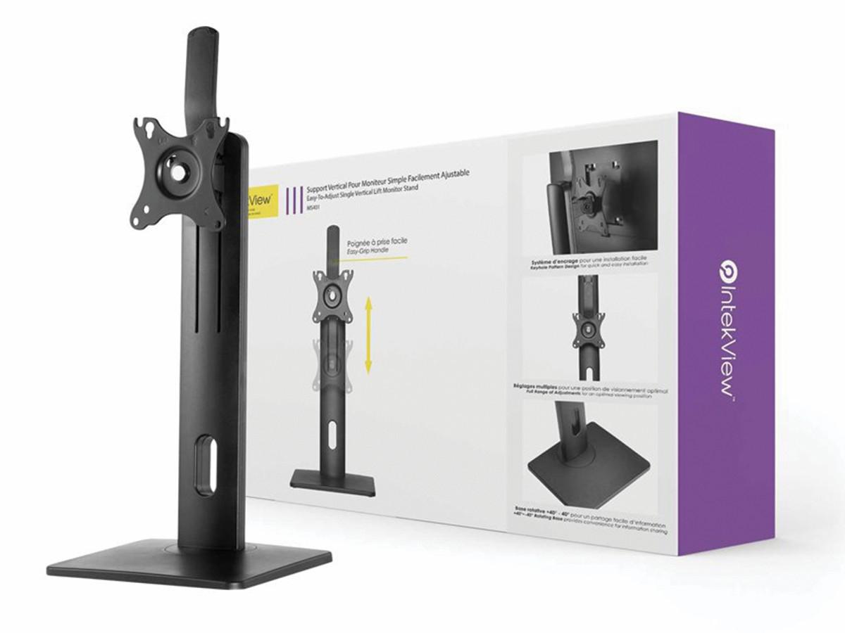 Soporte independiente para monitor sencillo Nu-Tone Intekview de fácil ajuste