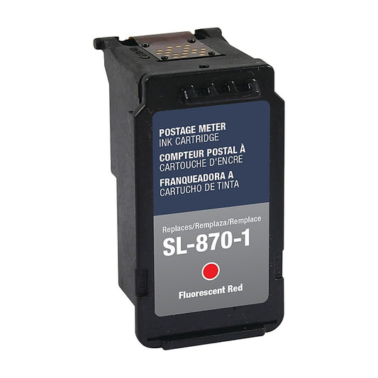 Clover Remanufactured Postage Meter Red Ink Cartridge For Pitney B