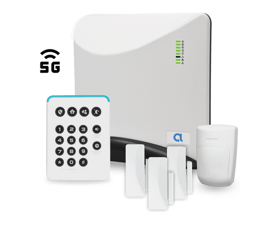 Alula Connect+ Kit with LED Keypad, 3 x Door/Win, Motion, Cellular (CP-CORE-A)