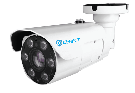 CHeKT 5MP IP AI Outdoor Bullet Camera, 2.7-13.5mm MFZ, IR (CKIPAI5MP-B-MR)