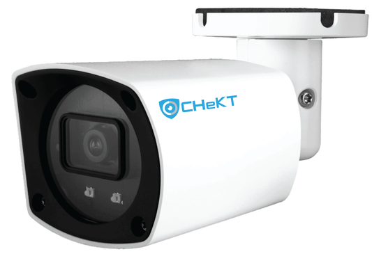 CHeKT 5MP IP AI Compact Outdoor Bullet Camera, Fixed, IR (CKIPAI5MP-CB-FR)