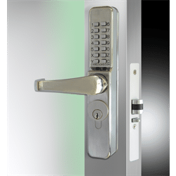 Codelocks Narrow Stile Lever Lock, Stainless Steel (CL460)