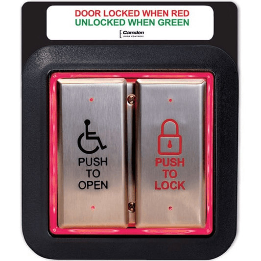 Camden Flush Combo CM-2520/48 switch, CM-55i Aura Illuminated  Encl & CM-SFE1 (CM-2520/4855SE1)