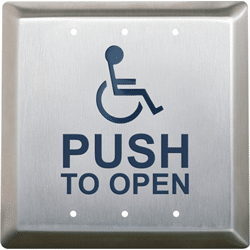 Camden Square 4.5 inch Push To Open Switch with Kinetic Wireless Transmitter (CM-45K/4)