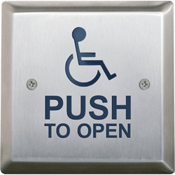 Camden Square 4.5 in Push to Open Switch,Exp Screws,Kinetic Wireless Transmitter (CM-46K/4)