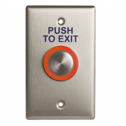 Camden Illuminated Piezoelectric Push/Exit Switch, Blank (CM-9600)