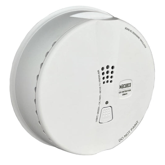 Macurco Carbon Monoxide CO Detector 9-32Vdc, 2 Relays,Alarm,Round Surface Mount (CM-E1-RS)