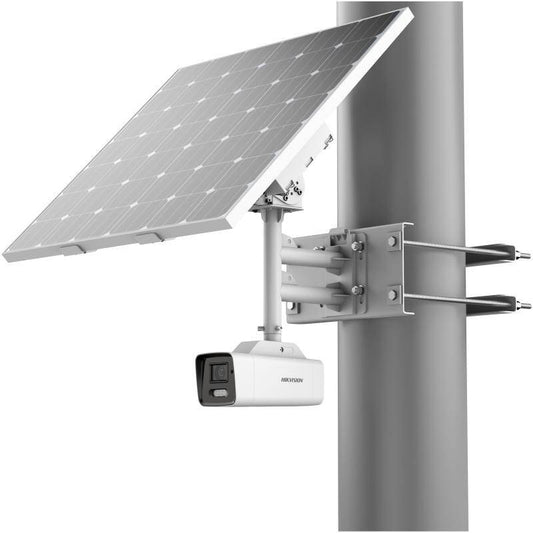 Kit de cámara Hikvision ColorVu 8MP 4K con energía solar, 4G, lente de 2,8 mm (DS-2XS6A87G1-LS/C36S80(2.8MM))