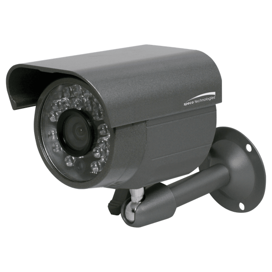 Speco 2MP HDTVI IR Bullet Camera, 3.6mm fixed lens, Grey Housing, TAA (SPE-CVC617T)