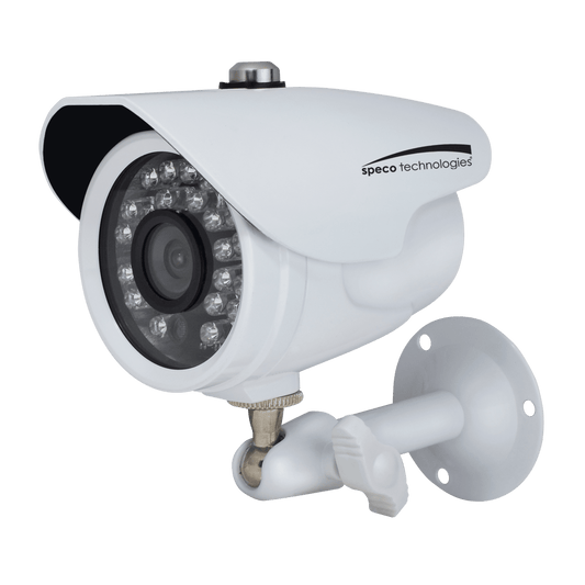 Speco 2MP HDTVI Color Waterproof Marine Bullet Camera w/IR, 3.6mm, White, TAA (SPE-CVC627MT)