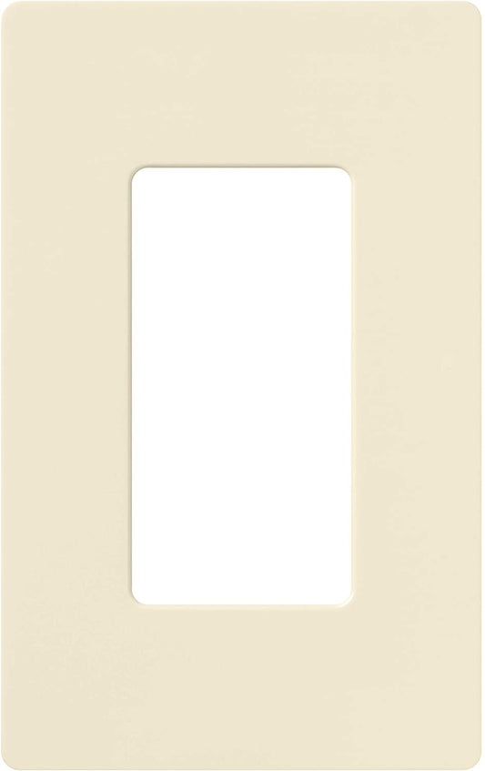 Lutron Claro Wallplate 1 Gang, Almond (CW-1-AL)