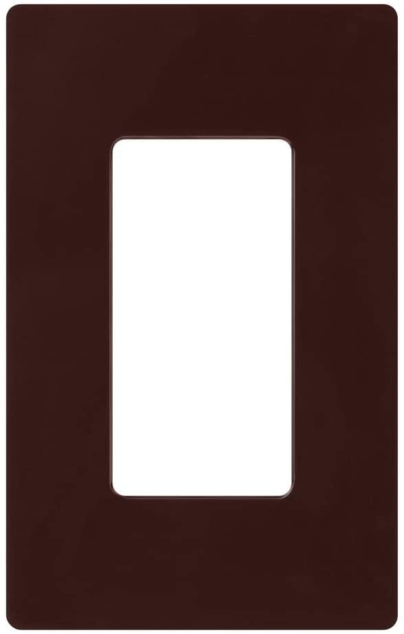 Lutron Claro Wallplate 1 Gang, Brown (CW-1-BR)