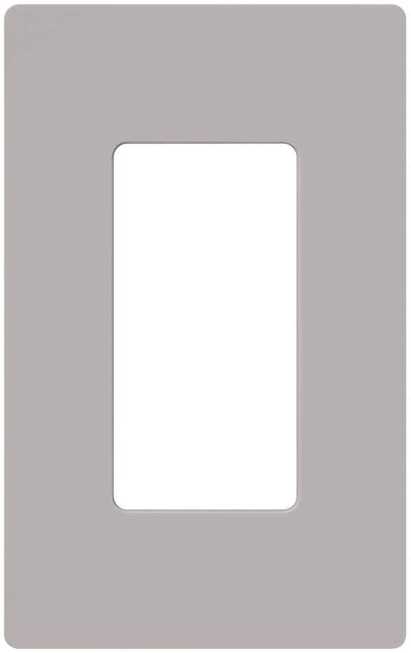 Lutron Claro Wallplate 1 Gang, Gray (CW-1-GR)