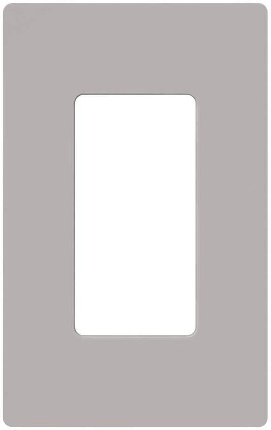 Lutron Claro Wallplate 1 Gang, Gray (CW-1-GR)
