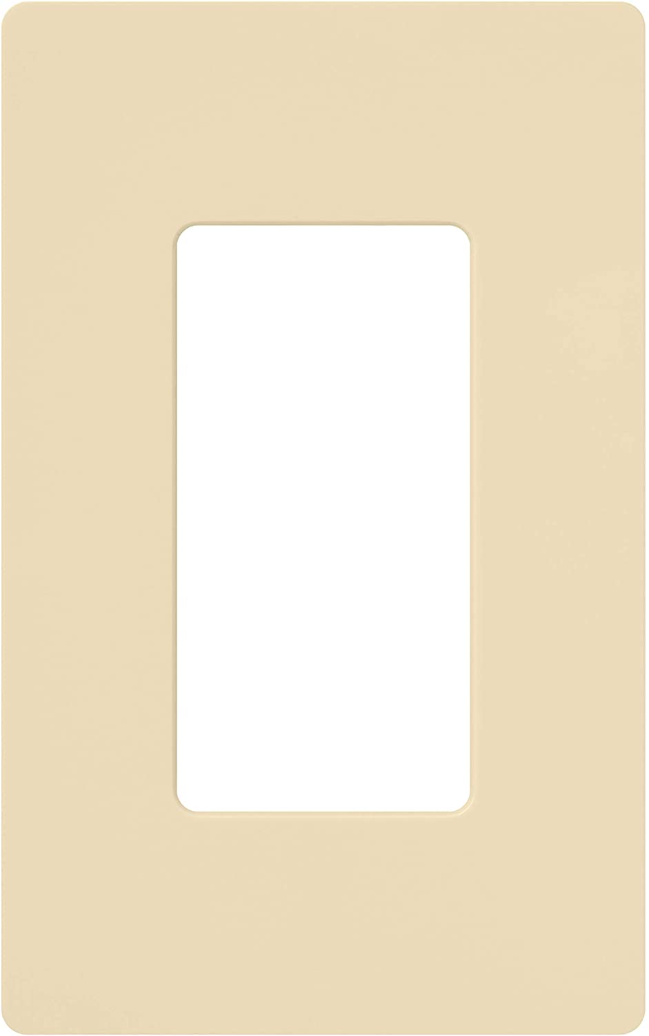 Lutron Claro Wallplate 1 Gang, Ivory, 96 Pack (CW-1-IV-96)