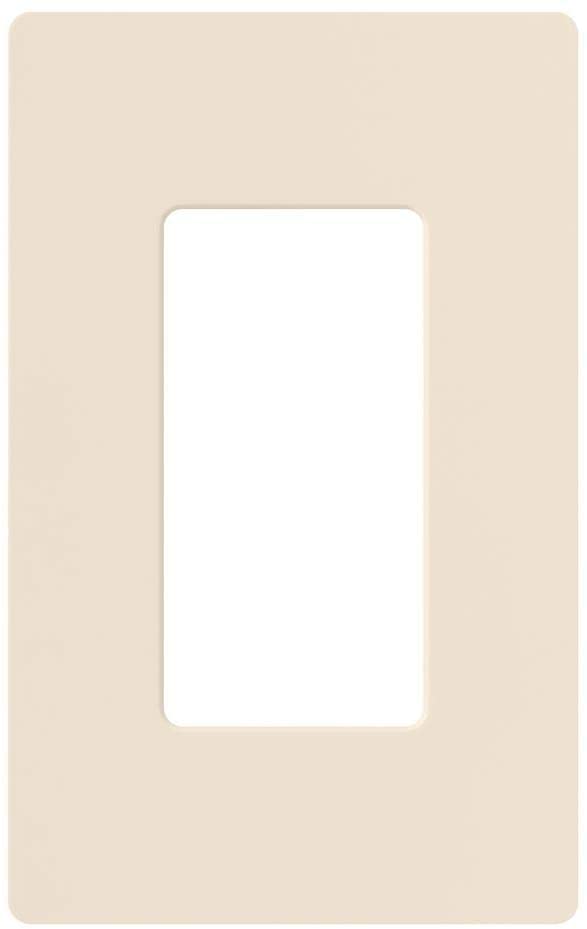 Lutron Claro Wallplate 1 Gang, Light Almond (CW-1-LA)