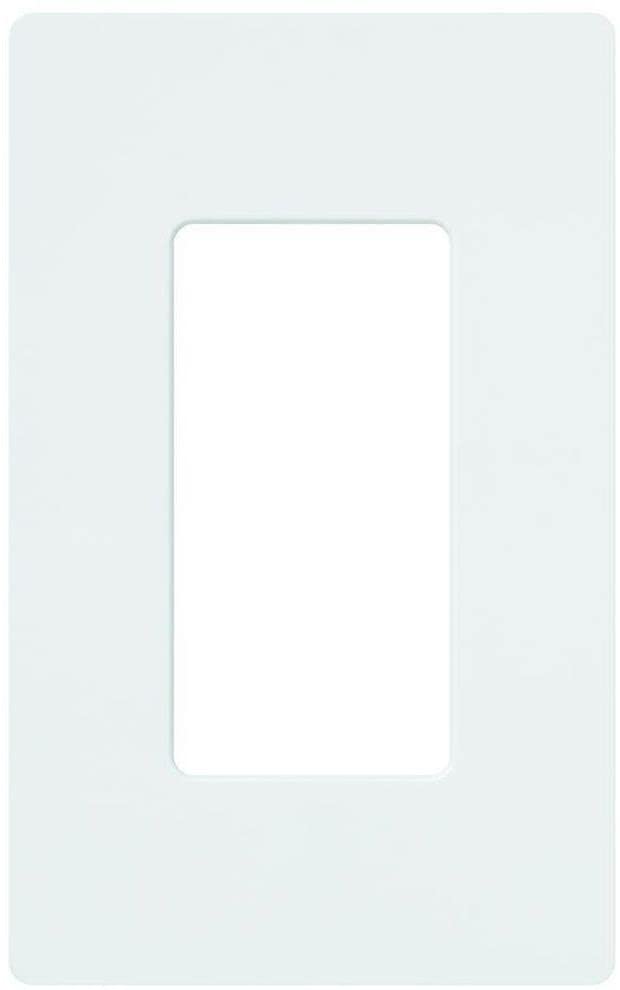 Lutron Claro Wallplate 1 Gang, White (CW-1-WH)