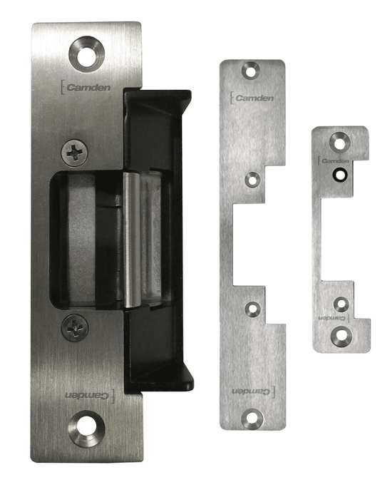Camden Universal Strike,12/24V AC/DC, Fail Safe/Secure, Hor adj w/ sq faceplate (CX-ED2079-1)
