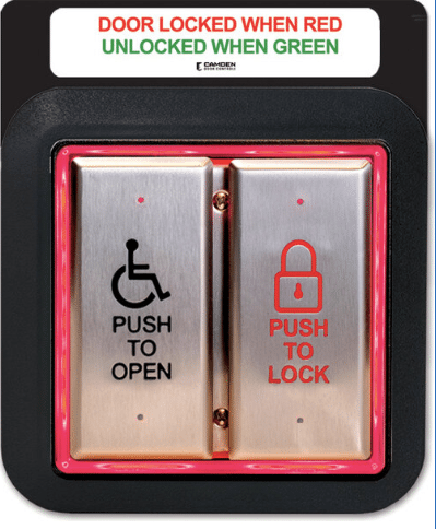 Camden Flush Mount Two Door Restroom System Complete (CX-WC14AXFM-PS)