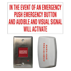 Camden Universal Emergeny Call Kit For use With CX-WC15 Restroom Kit (CX-WEC11)