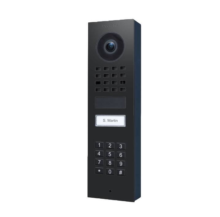 Doorbird Compact IP Video Door Station 1 Unit, Surface, Raven Polar/ Graphite BK (D1101KV-S-RPBLK)