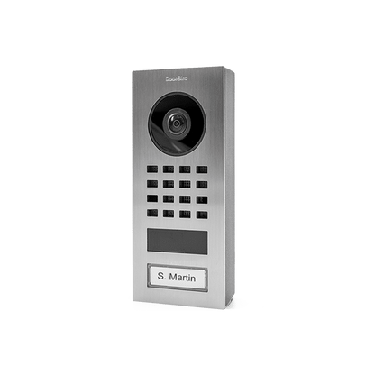 Doorbird Compact IP Video Intercom Door Station Surface Mount, Stainless V2A (D1101V)