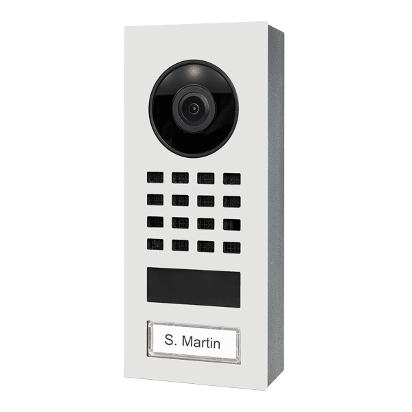 Doorbird Compact IP Video Door Station, Surface Mount, Powder-Coated RAL 9016 (D1101V-RAL9016)