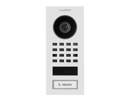 Doorbird Compact IP Video Door Station, Surface Mount, Powder-Coated RAL 9016 (D1101V-RAL9016)