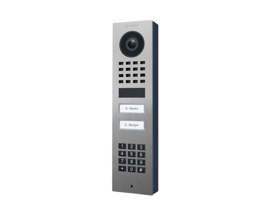 Doorbird IP Video Door Station 2 Unit w/ Keypad, Surface Mount, Stainless Steel (D1102KV)