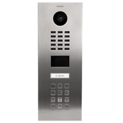 DoorBird IP Video Intercom Door Station, 1 Call Button, Keypad, Stainless V2A (D2101KV)