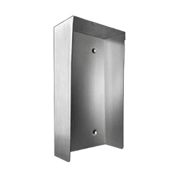 DoorBird D2102 / D2103 Protective Hood for use with Surface Mount Box, Brushed (D2102-03VPH)