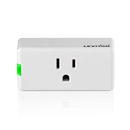 Interrupteur marche/arrêt intelligent Wi-Fi Leviton Decora 2e génération, compatible Matter (D215P-1BW)