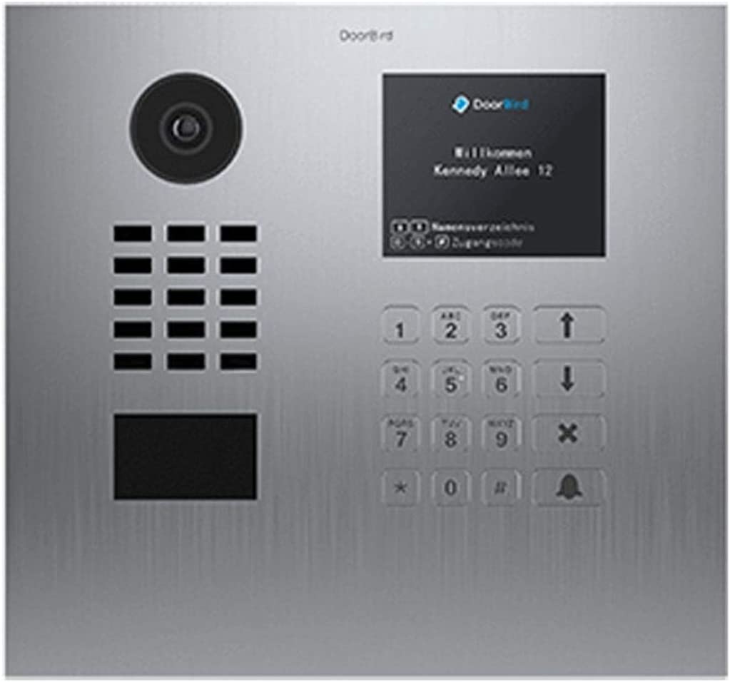 DoorBird Multi Tenant IP Video Door Station, Horizontal, V4A Stainless (D21DKH-V4A)