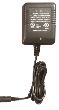Alula Video DoorBell Power Supply Transformer Black (DB-ALU-001)