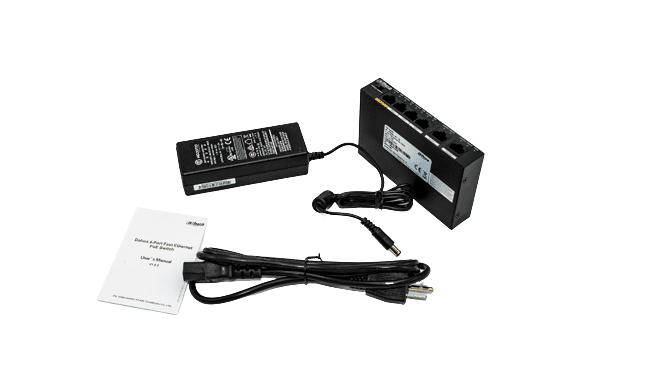 Dahua 4-port PoE Ethernet switch 60W (DH-PFS3006-4ET-60)