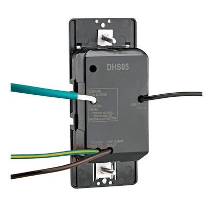 Leviton Decora In-Wall Humidity Sensor and Fan Control Switch, White (DHS05-1LW)