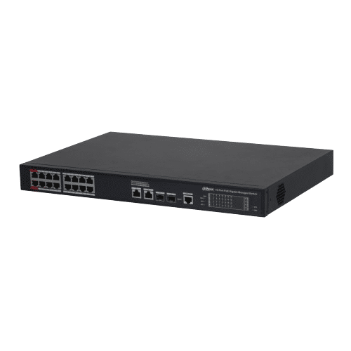 Dahua 16-Port PoE Desktop Managed Gigabit Switch (PoE++) (DH-S4220-16GT-240)