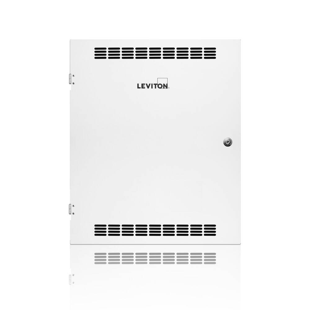 Leviton DIN Rail Rack Mount Enclosure, Medium 21"x25" with (3)13.7" Rails (DINRK-A03)