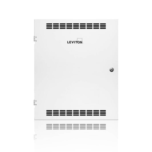 Leviton DIN Rail Rack Mount Enclosure, Medium 21"x25" with (3)13.7" Rails (DINRK-A03)