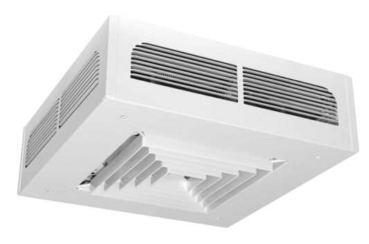 Ventilador de techo StelPro Dragon, calefactor forzado, 3000 W, 240 V, blanco (pedido especial, DRI0321W)