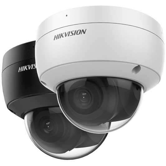 Cámara domo de red IP AcuSense de Hikvision, 4 MP, IR, IP67, IK10, 4 mm (DS-2CD2143G2-IU-4MM)